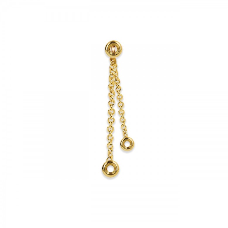 PENDANT EARRING WITH 3 HEADS