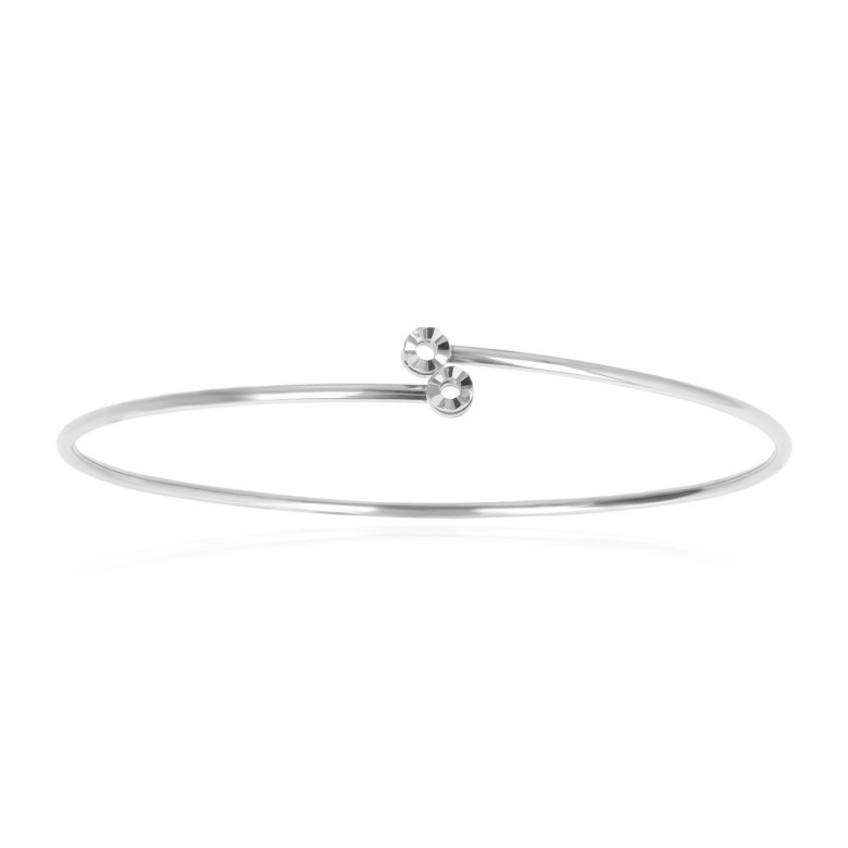 FLEXI BANGLE WITH 2 ROUND HEADS