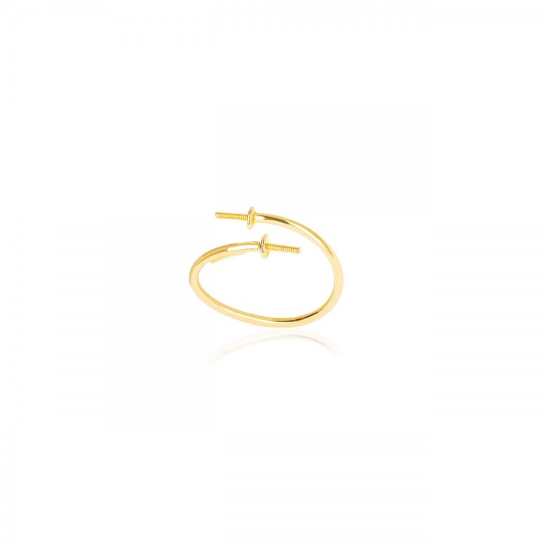 ANELLO CON COPPETTE PER PERLE