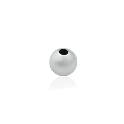 TWO-HOLE SATIN BEAD